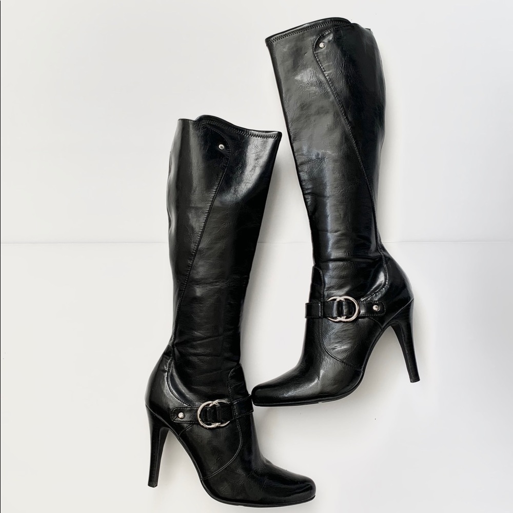 Marc Fisher Knee High Black Boots
